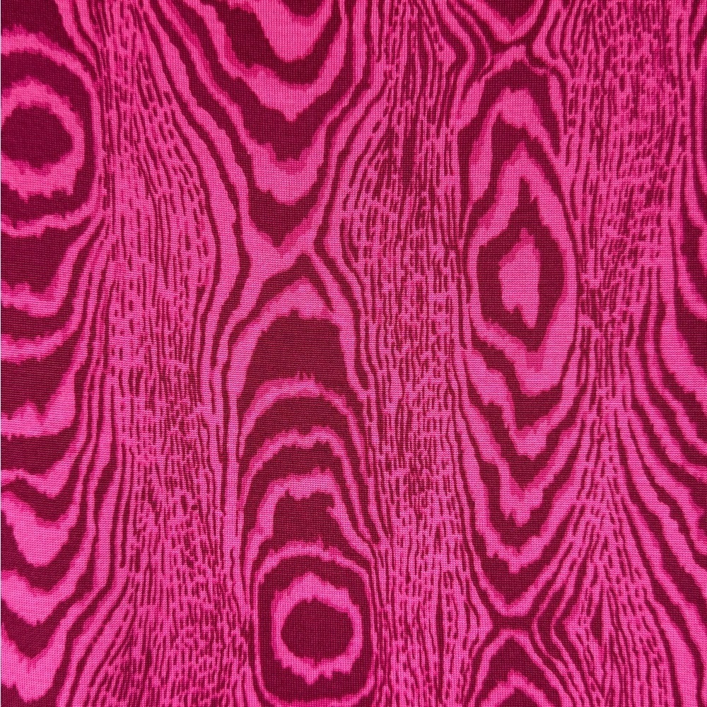 Diane von Furstenberg Zoe Dress Silk Jersey Short Sleeves Fuchsia Stretch Size 6 - Picture 8 of 11